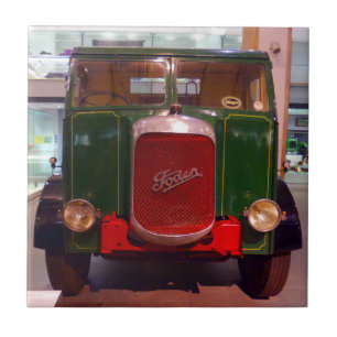 Cerâmica Truck Small (4,25" x 4,25") Azulejo de Foto Cerâmi