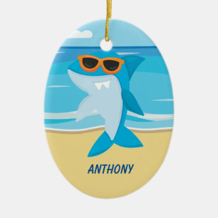 Cerâmica Tubarão em Ornamento de Praia