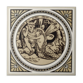 Cerâmica Um azulejo de Repro do sonho da noite de plenos