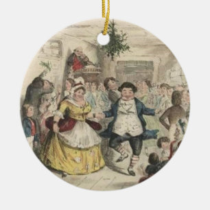 Cerâmica Um ornamento da canção de natal do Natal