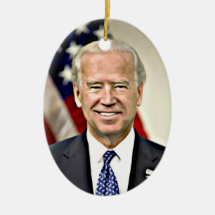 Cerâmica Vice-presidente Democrata Ornamento Keepsak de Joe