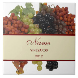 Cerâmica Vinho Personalizado Trivet de Azulejo Grande