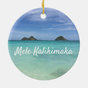Cerâmica Viva com o ornamento cerâmico de Aloha Hawaii