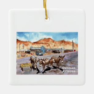 Cerâmica Wild Donkeys de Oatman, Ornamento de Arizonas