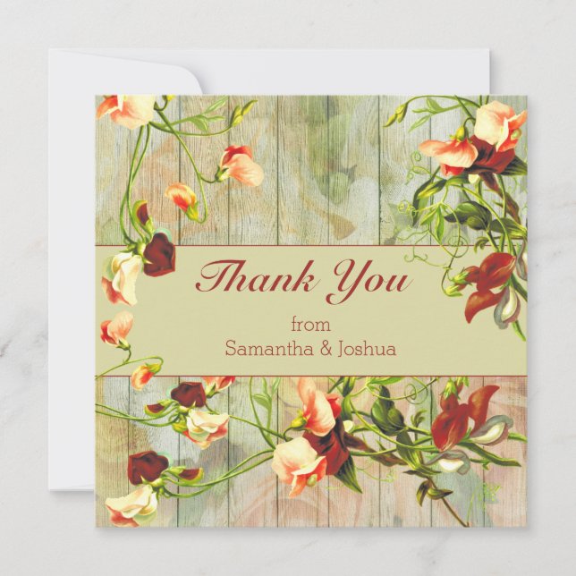 Cerca Pintada com Flores de Mola Obrigado (Frente)