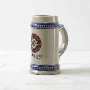 Cercando o urso na caneca de cerveja da oração