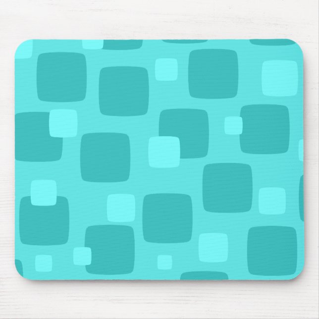 Cerceta retro Mousepad (Frente)