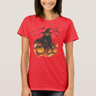 Cérebro Abobora Ceifador Halloween T-Shirt – Assus