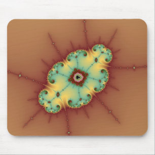 Cérebro quadrado - Fractal Mousepad