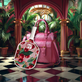 Cereja Cheery Retro Rosa Monograma