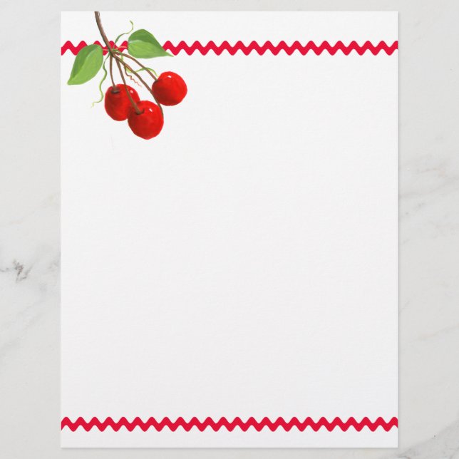 Cerejas E Ric Rac Letterhead (Frente)
