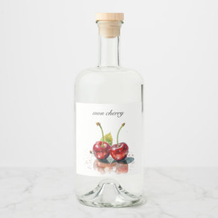 Cerejas Sweetheart em Aquarela, personalizado