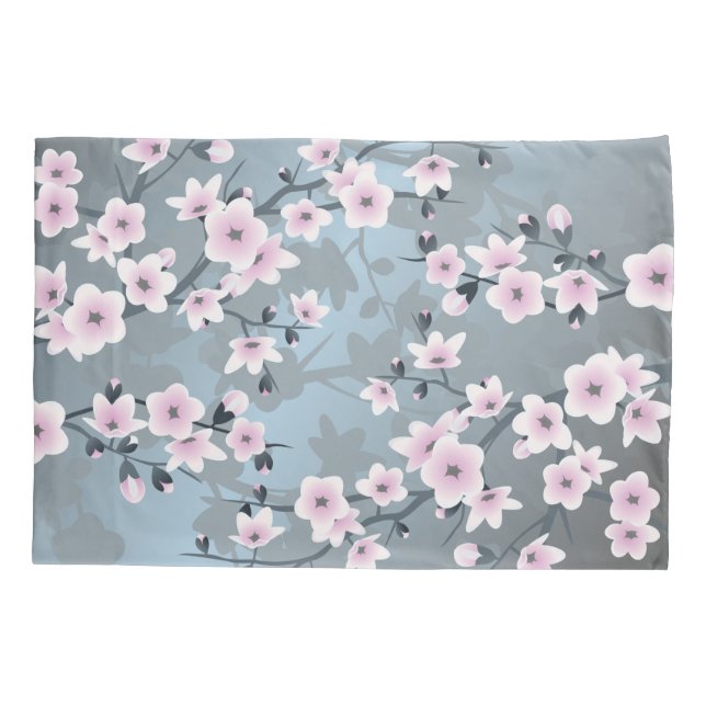 Cerejeira Floral Dusty Pink Dusty Azul (Verso)