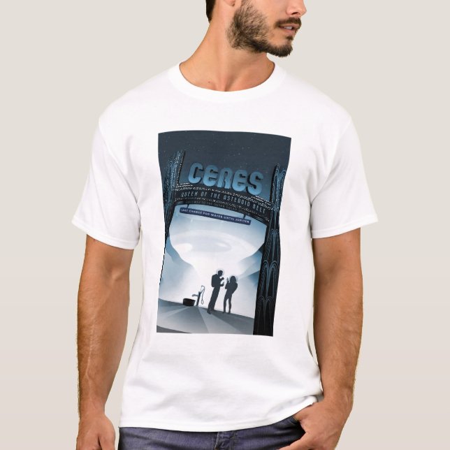 Ceres - Visões da NASA do Futuro T-Shirt (Frente)