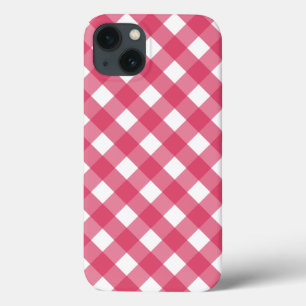 Cerise gingham Case-Mate capas de iphone