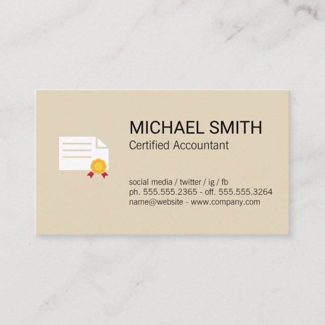 Certificado (Frente)