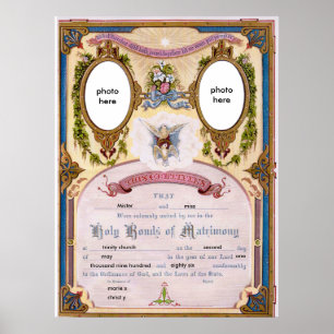 certificado casado poster