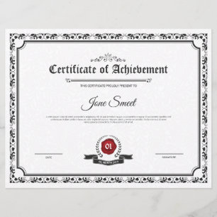Certificado da realização