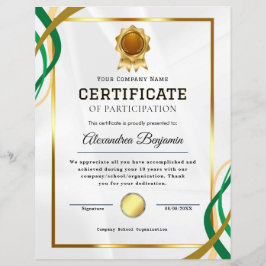 Certificado de Apreciação