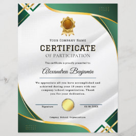 Certificado de Apreciação