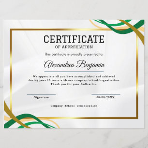 Certificado de apreciação