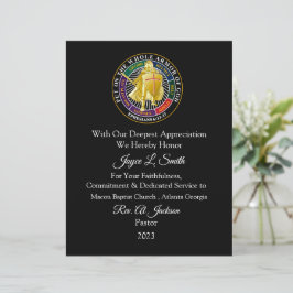 Certificado de Apreciação da Igreja