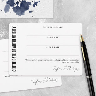 Certificado de Autenticidade de Script de Assinatu