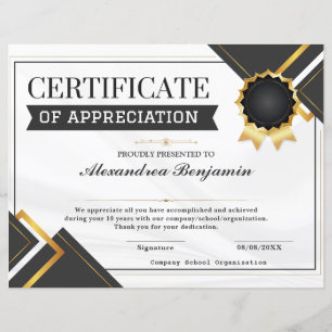 Certificado de Avaliação de Conquista