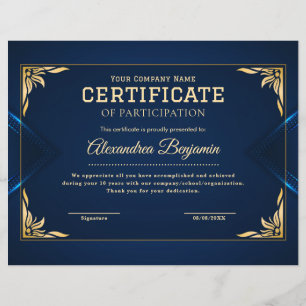 Certificado de Avaliação de Conquista