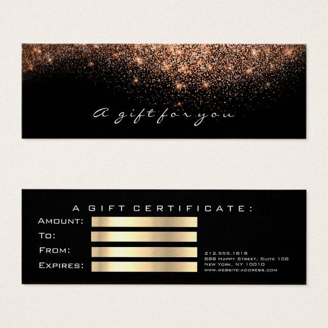 Certificado de Bela Oferta Cobre Lash Makeup (Frente & Verso)