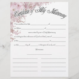 Certificado de Casamento