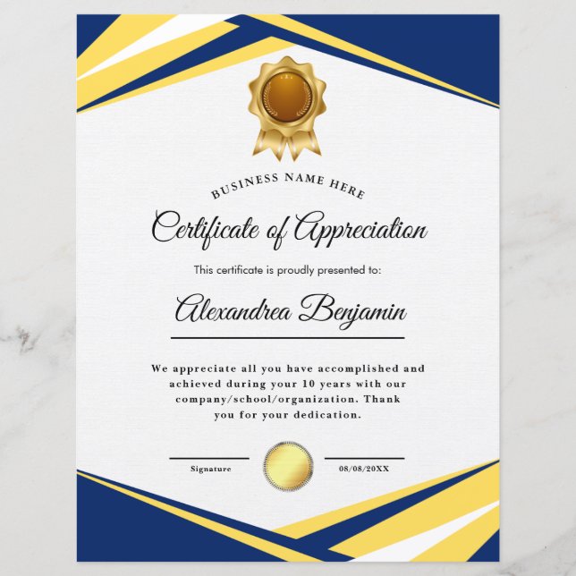 Certificado de Conclusão (Frente)