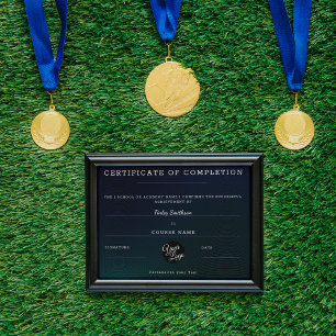 Certificado de Conclusão da Masculina Negra Modern