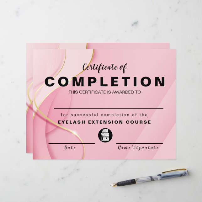 Certificado de Conclusão de Iradiscência do Vidro  (Frente/Verso In Situ)