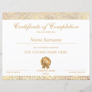 Certificado de Conclusão do Curso de Conclusão de