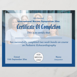 Certificado de Conferência Médica do Técnico de En