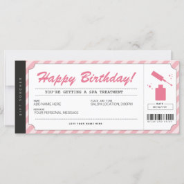Certificado de Cupom Pink de Presente do Manicure