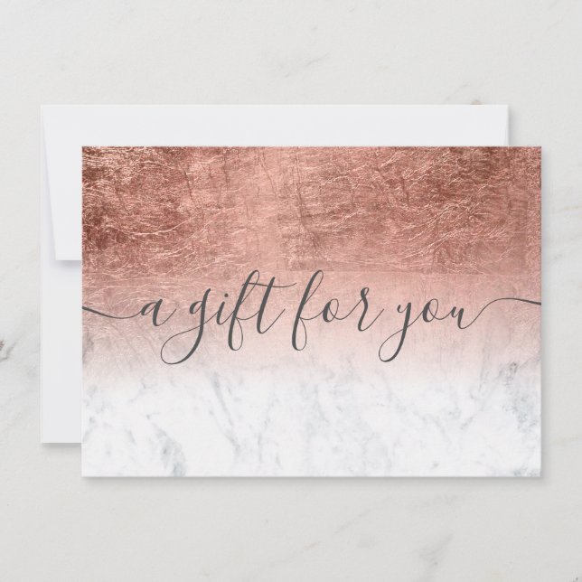 certificado de dom ombre de folha de ouro rosa de  (Frente)