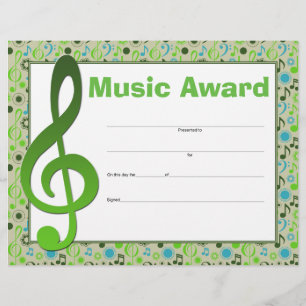 Certificado de Estudante do Music Prêmio Studio