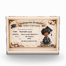 Certificado de Graduação de Jardim de Infância Div