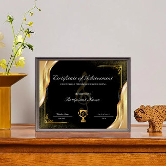 Certificado de Música Editável de Premiação por Co