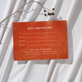 Certificado de oferta comercial minimalista com lo