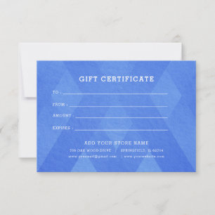 Certificado de oferta comercial minimalista com lo