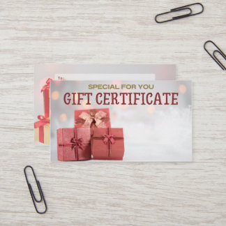 certificado de oferta comercial/vale de oferta