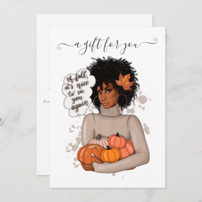 Certificado de Oferta de Ação de Graças Afro-Ameri (Frente/Verso)