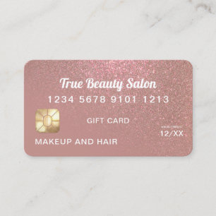 Certificado de oferta de cartão de crédito Glitter