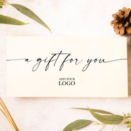 Certificado de oferta de logotipo da marca Elegant