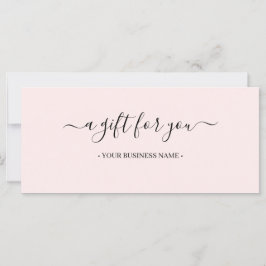 Certificado de oferta de negócios mínimo de script