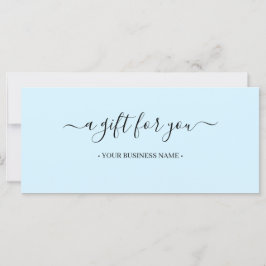 Certificado de oferta de negócios mínimo de script