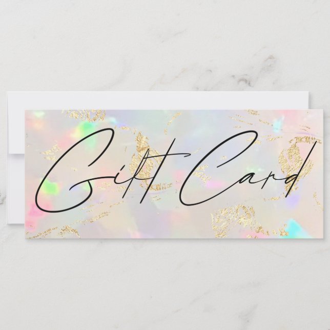 certificado de oferta de pedra opal (Frente)